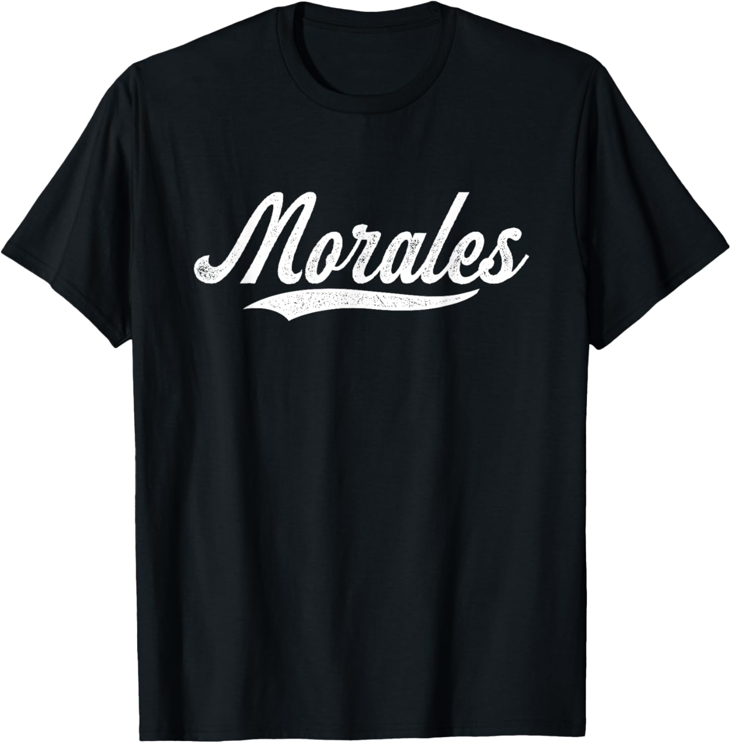 Distressed Script Michael Morales Prospect Baseball Fan Gear Apparel | Everyday Casual Wear