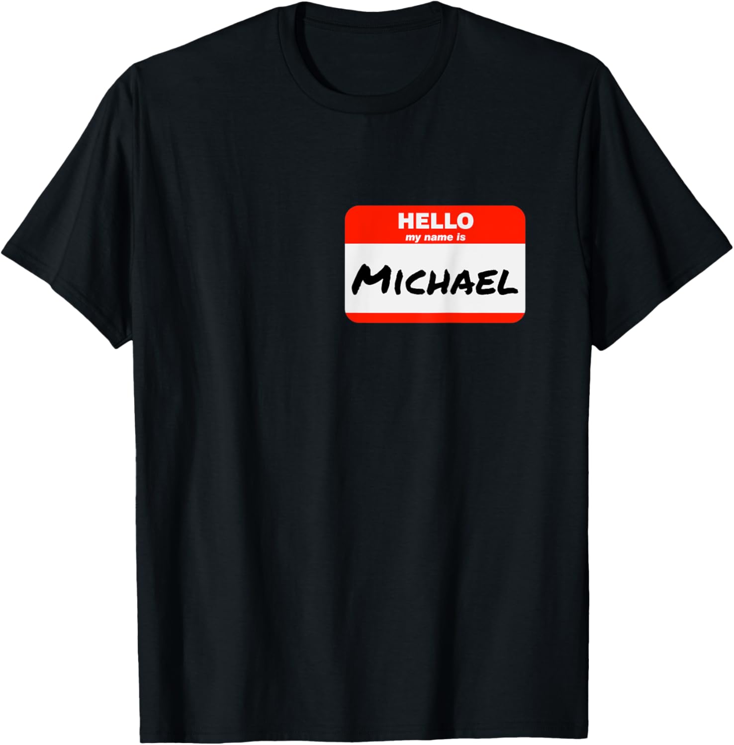 Michael Name Tag Sticker Hello My Name Is Michael Apparel | US Best Seller