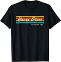 Vintage Sunset Stripes Sharp Place, Tennessee Apparel | Premium Quality | Perfect Gift Choice