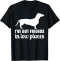 I've Got Friends In Low Places Funny Dachshund Shirt T-Shirt | Top Conversion Title | Daily Wear Essential