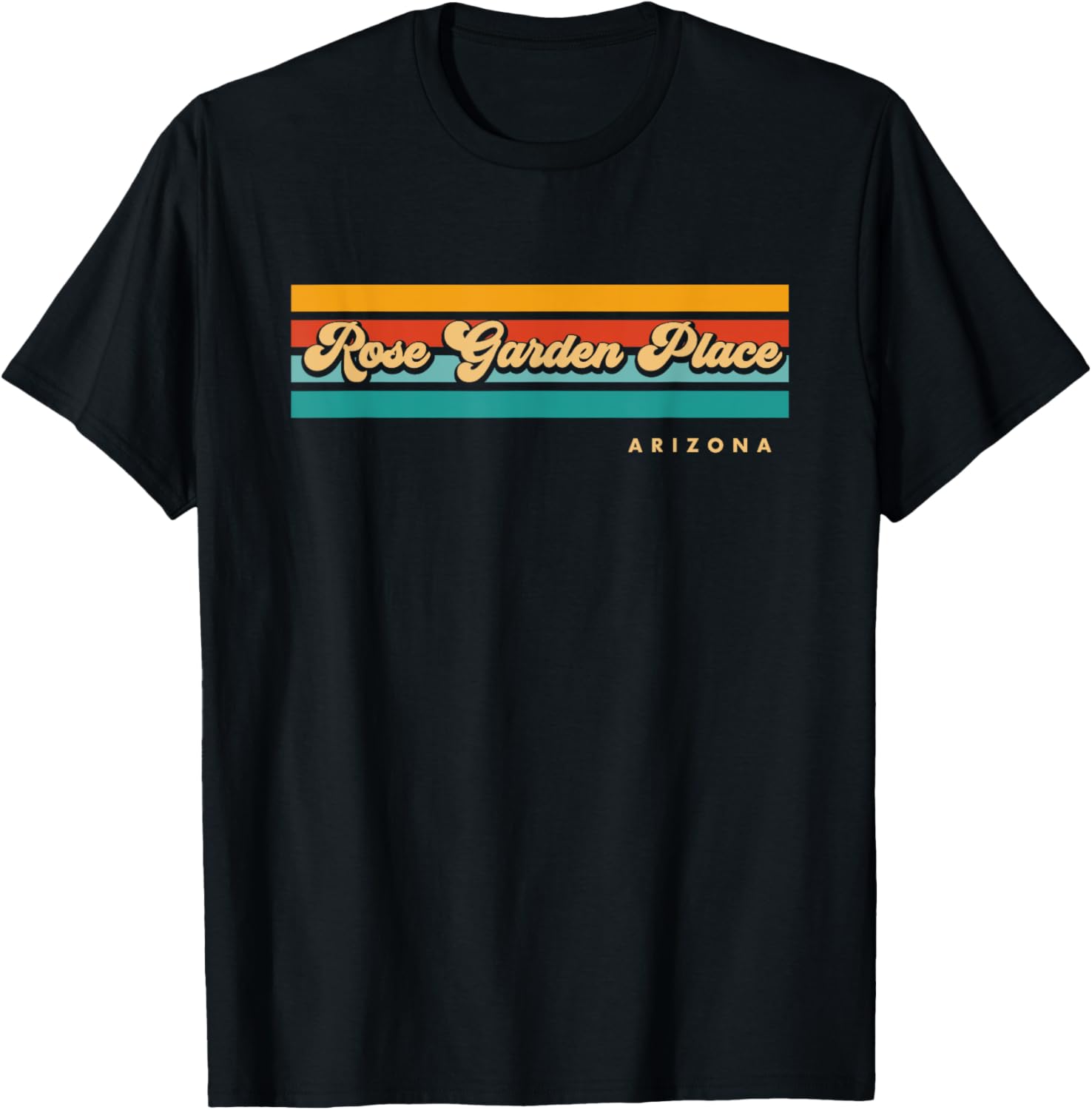 Vintage Sunset Stripes Rose Garden Place, Arizona Apparel | Trending 2025 | High CTR Boost
