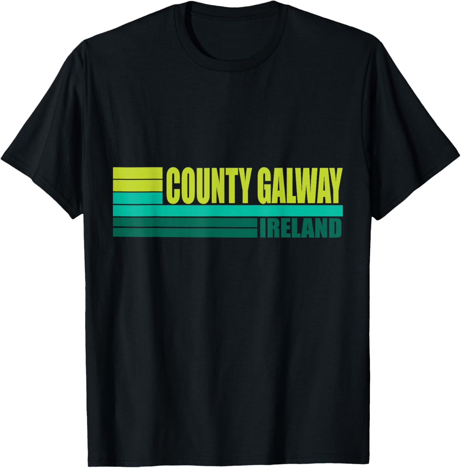 Green Retro County Galway Tourist Places City In Ireland UK Apparel | Top Conversion Title | Daily Wear Essential