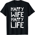 Happy Wife Happy Life Stay At Home Mom Homemaker Apparel | Premium Quality | Must-Have Style