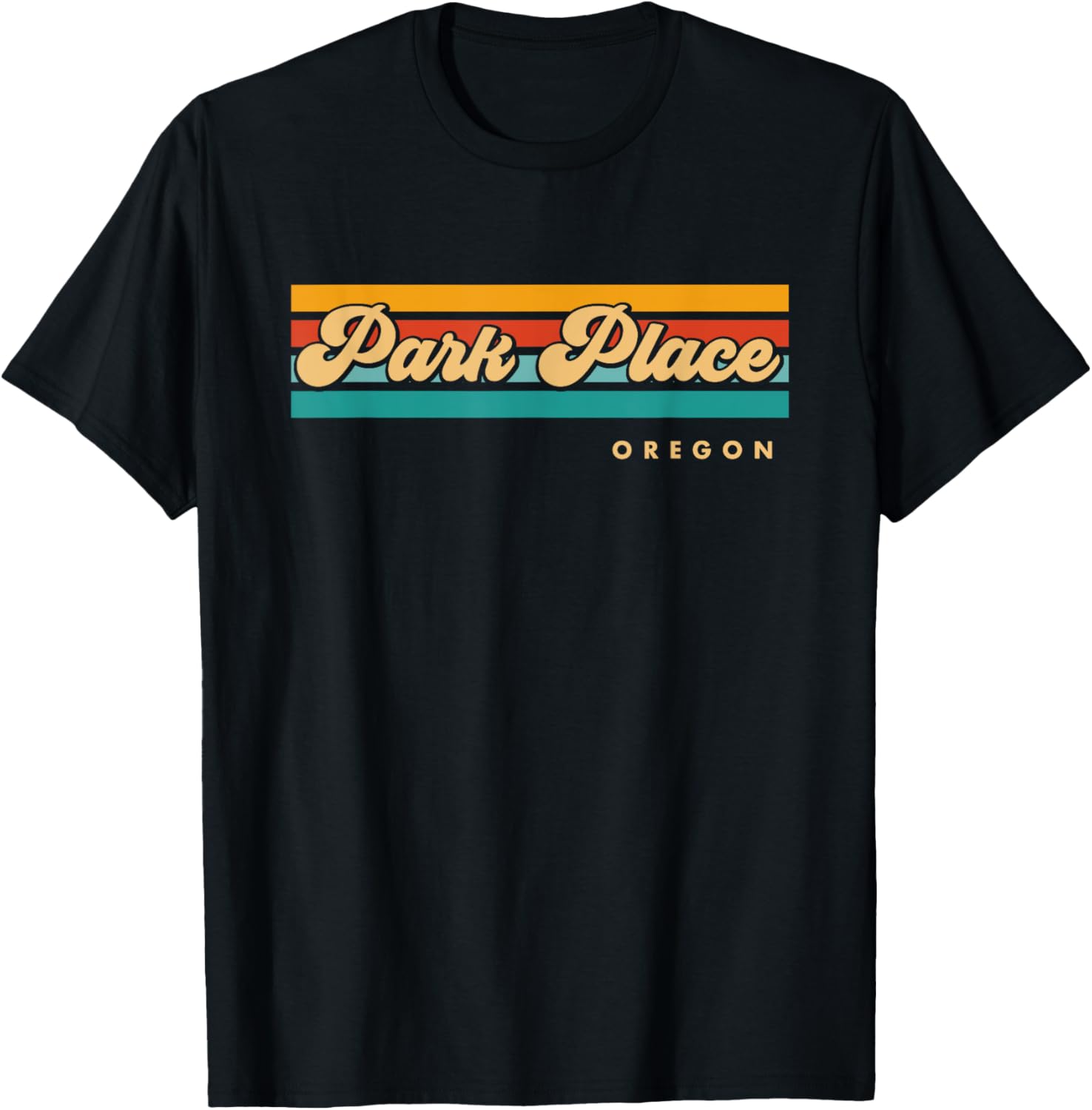 Vintage Sunset Stripes Park Place, Oregon Apparel | US Viral Pick | Customer Favorite