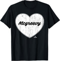 Distressed Heart Michael McGreevy Prospect Baseball Fan Gear Apparel | Perfect Gift Idea