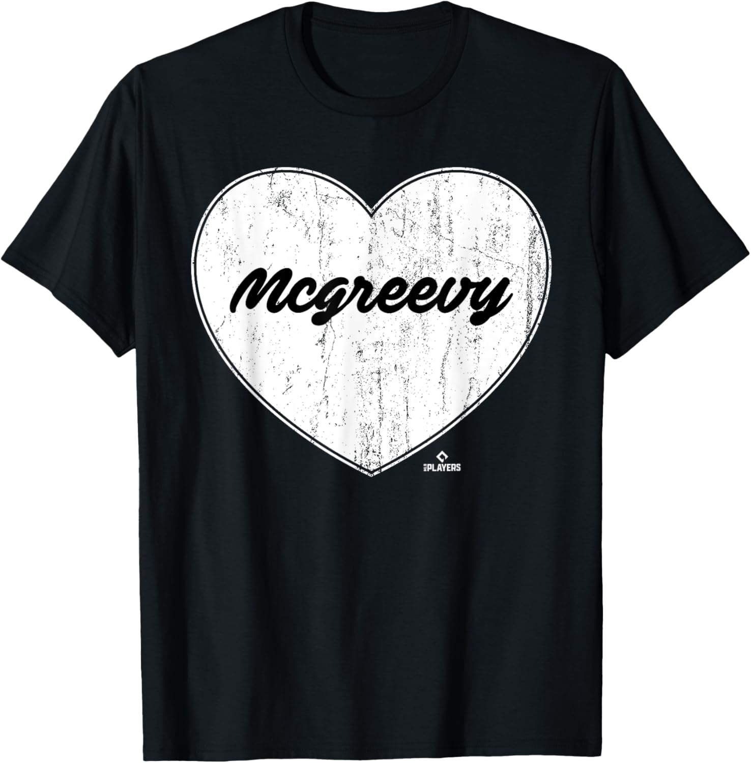 Distressed Heart Michael McGreevy Prospect Baseball Fan Gear Apparel | Perfect Gift Idea