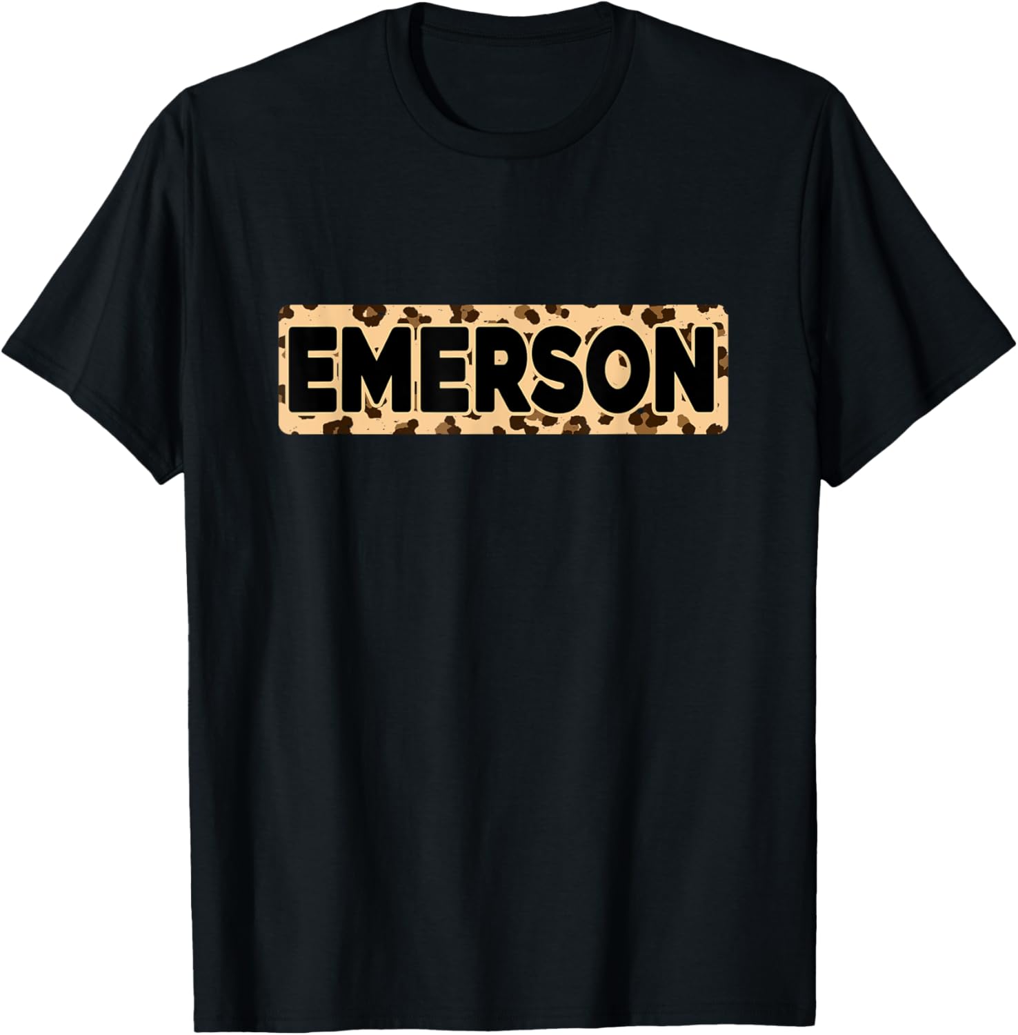 Funny Emerson Leopard Print Personalized Name Emerson Apparel Viral TikTok Find US Top Pick