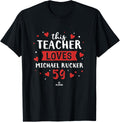 This Teacher Loves Michael Rucker Chicago Baseball Player Apparel | Premium Quality