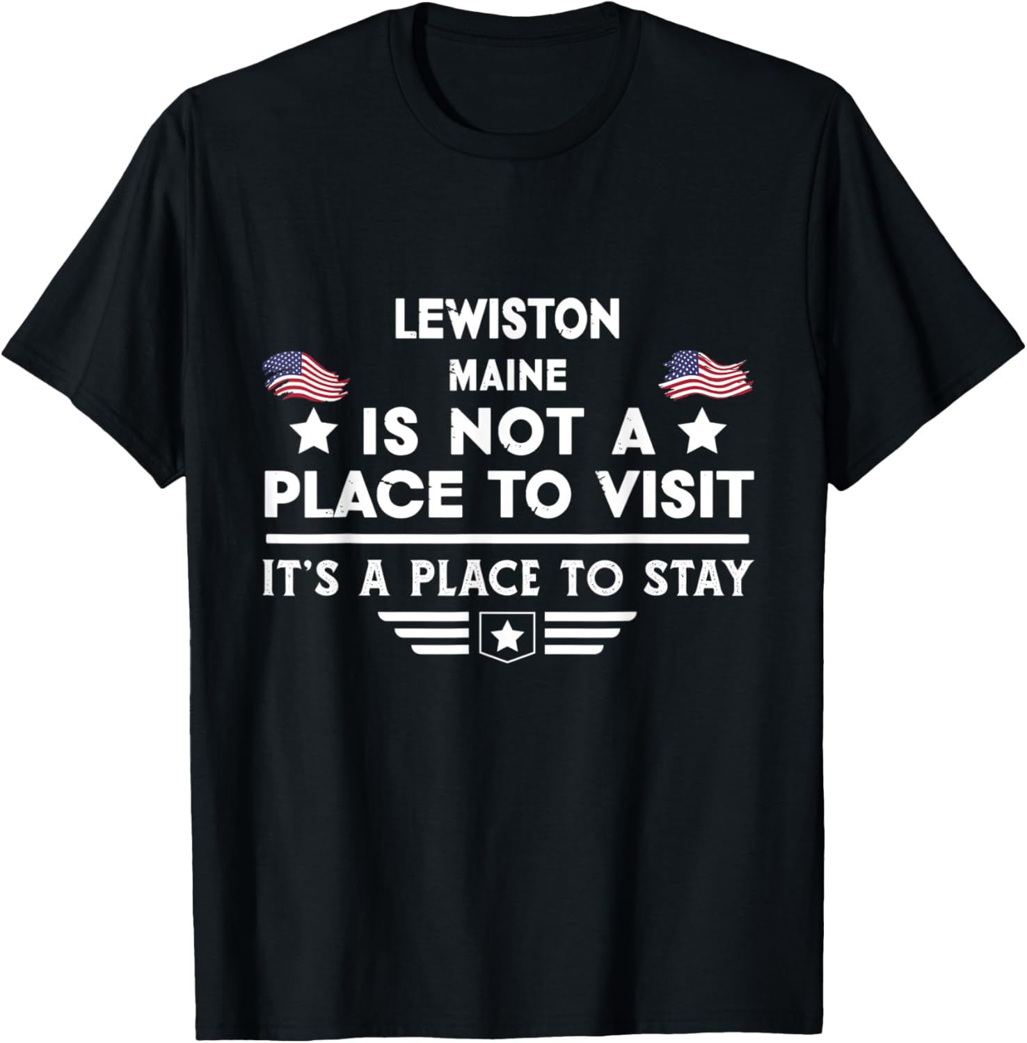 Lewiston Maine Place to stay USA Town Home City Apparel | US Viral Pick | High CTR Boost