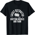 Knitting Easily Distracted By Knitting Needles And Yarn Yarn Supply | Viral US Pick | Best Seller Choice