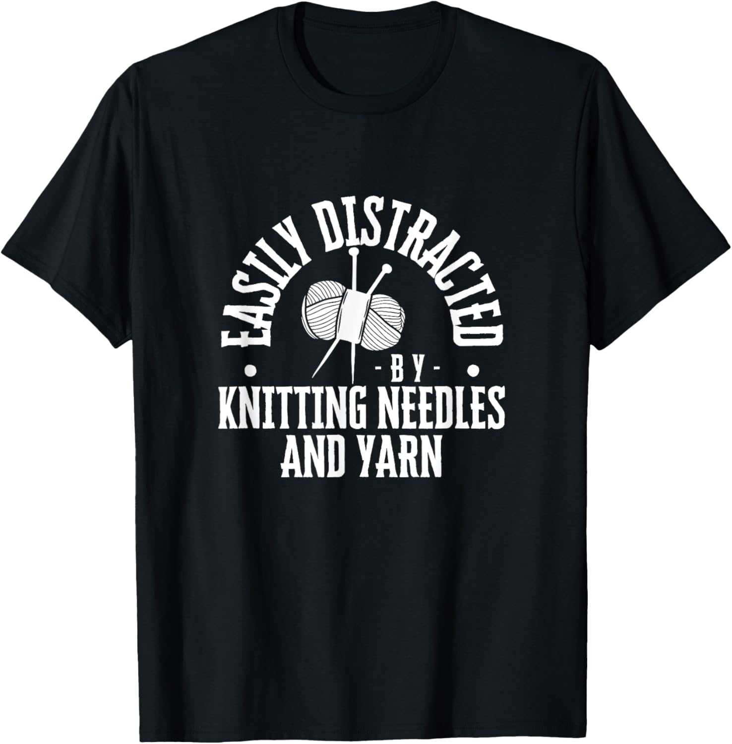 Knitting Easily Distracted By Knitting Needles And Yarn Yarn Supply | Viral US Pick | Best Seller Choice