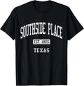 Southside Place Texas TX JS04 Vintage Athletic Sports Apparel | Premium Quality | High CTR Boost
