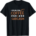 I Run On Coffee And Sarcasm Coffeemaker Best Barista Apparel | Premium Quality | Perfect Gift Idea