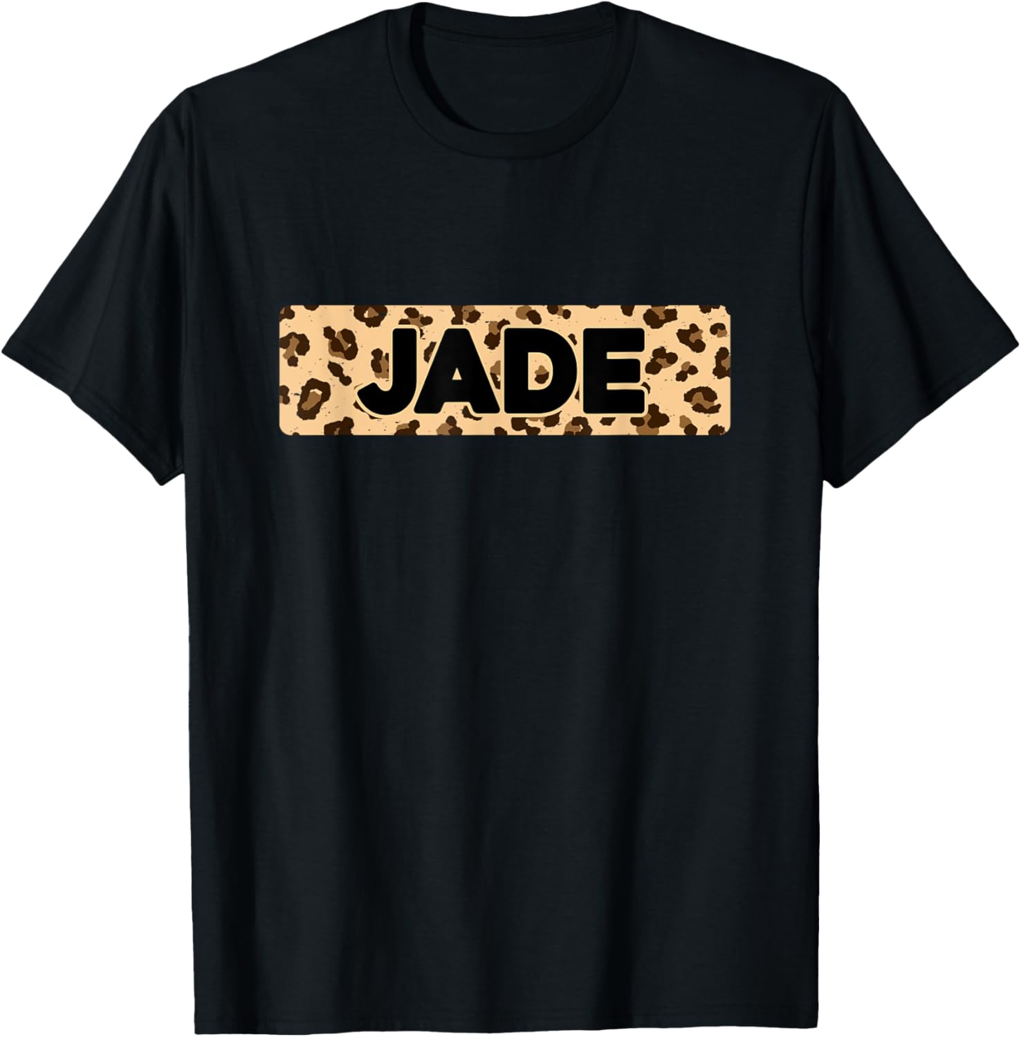 Funny Jade Leopard Print Personalized Name Jade Apparel Premium Print Everyday Wear