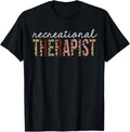 Recreational Therapist Leopard Print Funny Appreciation Apparel Trending US Gift Ready