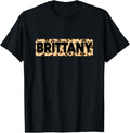 Funny Brittany Leopard Print Personalized Name Brittany Apparel Comfort Fit US Top Pick