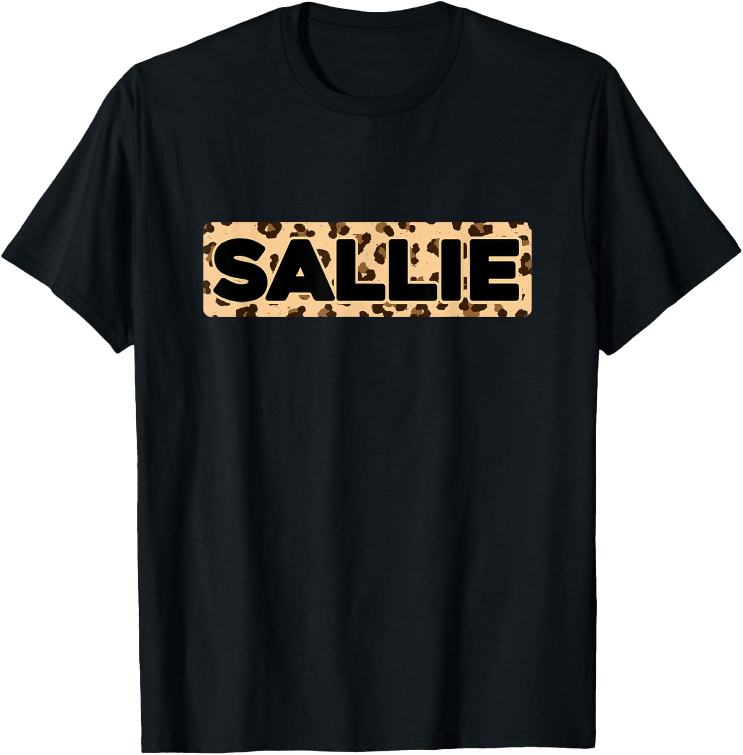 Funny Sallie Leopard Print Personalized Name Sallie Apparel Trending US US Top Pick