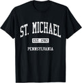 St. Michael Pennsylvania PA JS04 Vintage Athletic Sports Apparel | Viral Streetwear Style