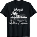 Florida Beach My Place Of Happiness - Margate Apparel | Top Conversion Title | Perfect Gift Choice