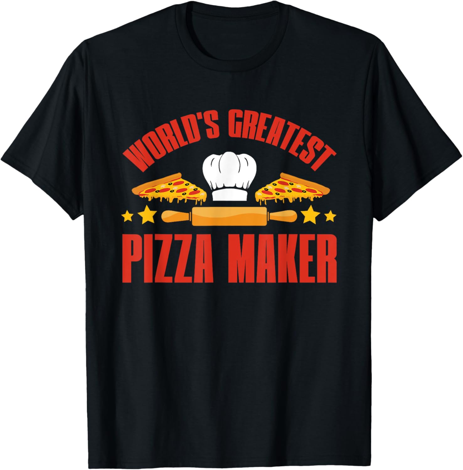 Funny World's Greatest Pizza Maker Gift For Men Women Kids Apparel | Best Seller Pick | Aesthetic Fit