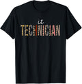 IT Technician Leopard Print Funny Appreciation Apparel High Search Demand US Top Pick