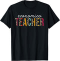 Economics Teacher Life Leopard Educator Appreciation Apparel Viral TikTok Find Everyday Wear