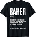 Funny Baker Definition Baking for Pastry Chef Bread Maker Apparel | Best Seller Pick | Comfort Daily Wear