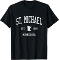 St. Michael MN Vintage Athletic Sports JS01 Apparel | Perfect Gift Idea