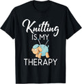 Knitting is my Therapy Crocheting Yarn Knitter Yarn Supply | Top Rated | Perfect for Crafters