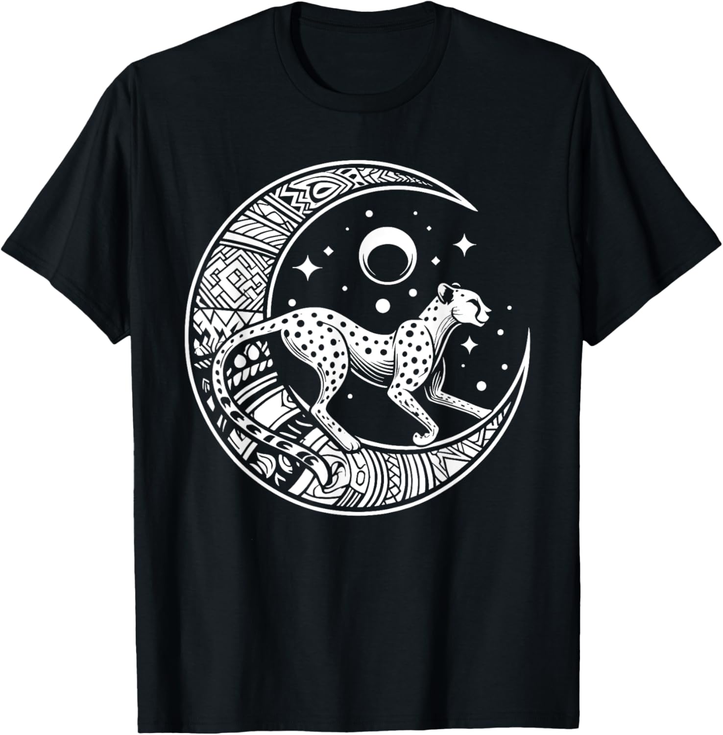 Cheetah Tribal African Big Cat Moon Phases Apparel Viral TikTok Find Fan Favorite
