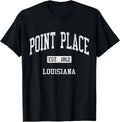 Point Place Louisiana LA JS04 Vintage Athletic Sports Apparel | US Viral Pick | Top Rated Comfort