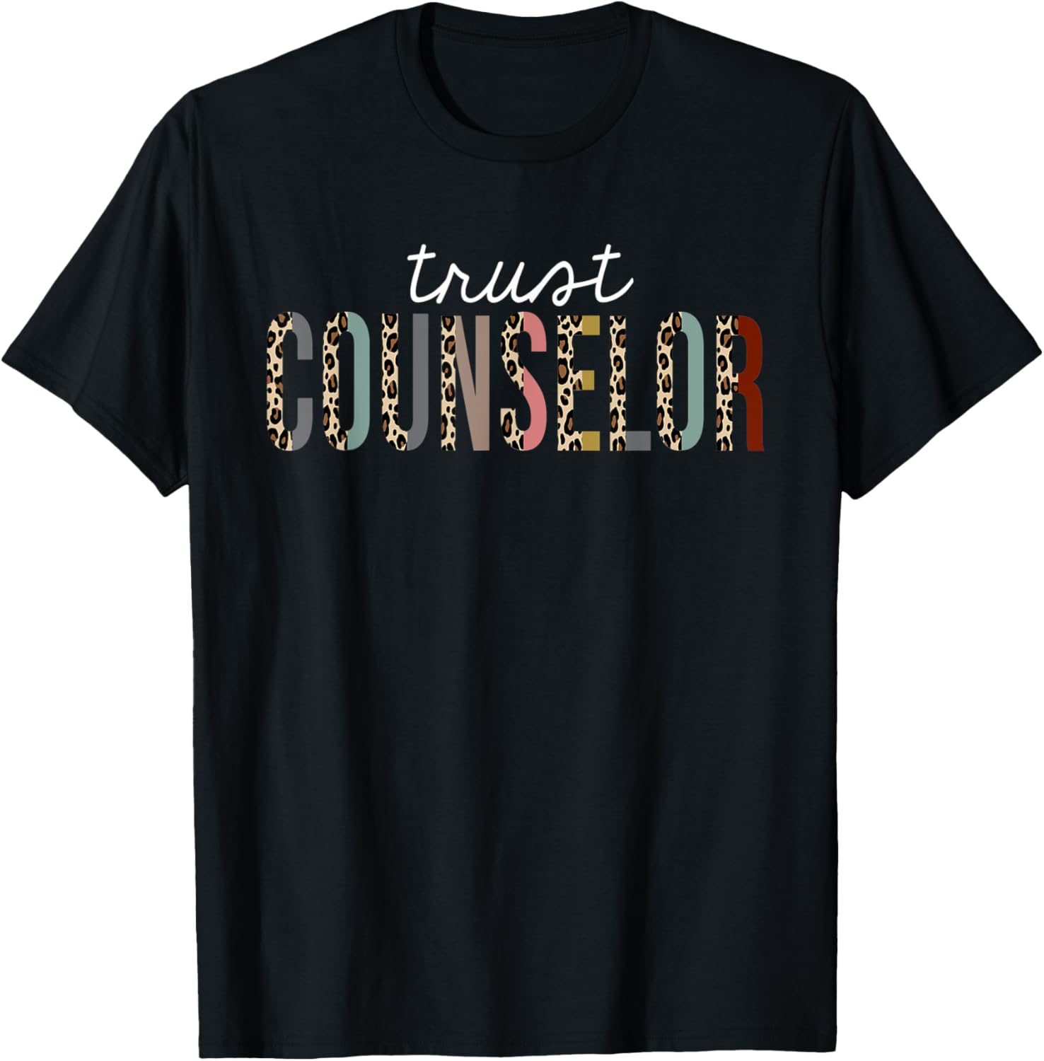Trust Counselor Leopard Print Funny Appreciation Apparel Trending US US Top Pick
