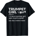 Trumpet Girl Definition Marching Band Treble Maker Apparel | Best Seller Pick | Comfort Daily Wear