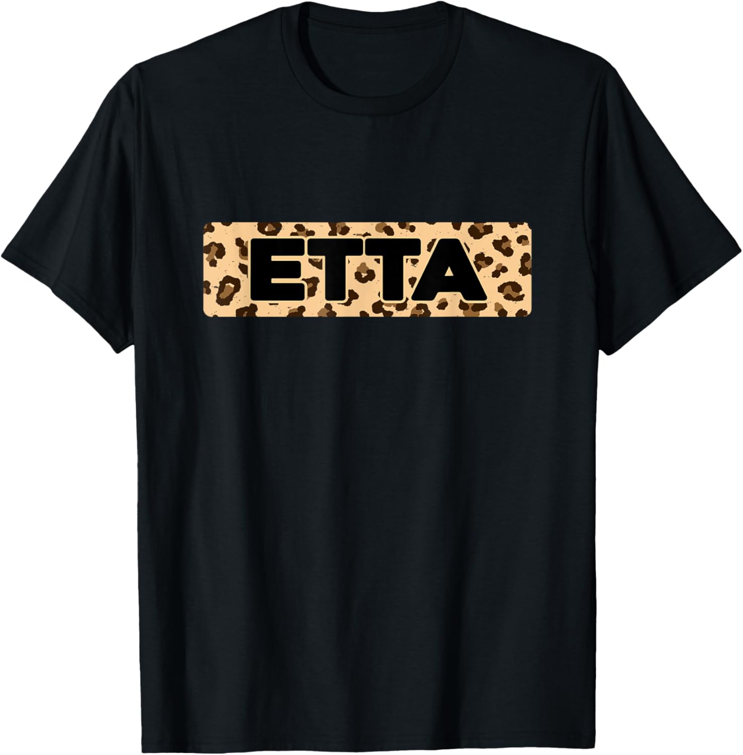 Funny Etta Leopard Print Personalized Name Etta Apparel Viral TikTok Find Hot Right Now