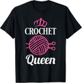 Crochet Queen Crocheting Yarn Sewing for Crocheter Crafter Yarn Supply | High Search Volume | Perfect for Crafters