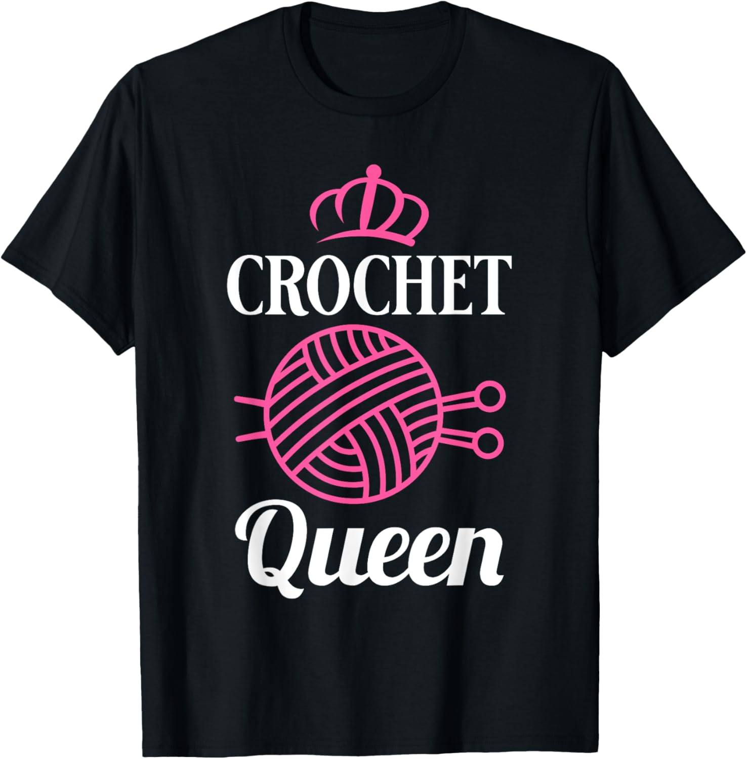 Crochet Queen Crocheting Yarn Sewing for Crocheter Crafter Yarn Supply | High Search Volume | Perfect for Crafters
