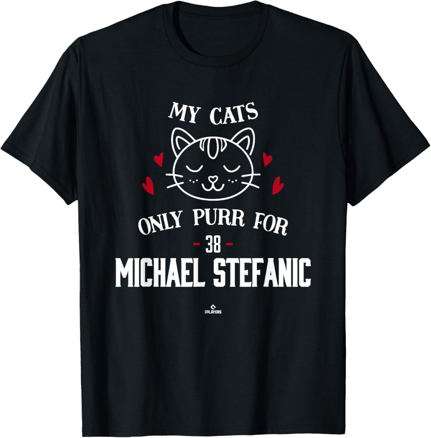 Cat Lovers for Michael Stefanic Los Angeles Baseball MLBPA Apparel | Perfect Gift Idea