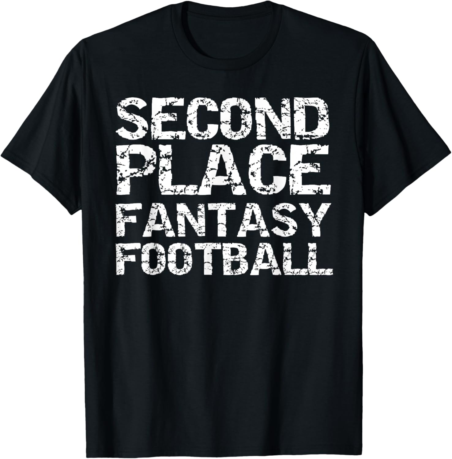 Second Place Fantasy Football Shirt Distressed 2nd Trophy T-Shirt | Premium Quality | High CTR Boost