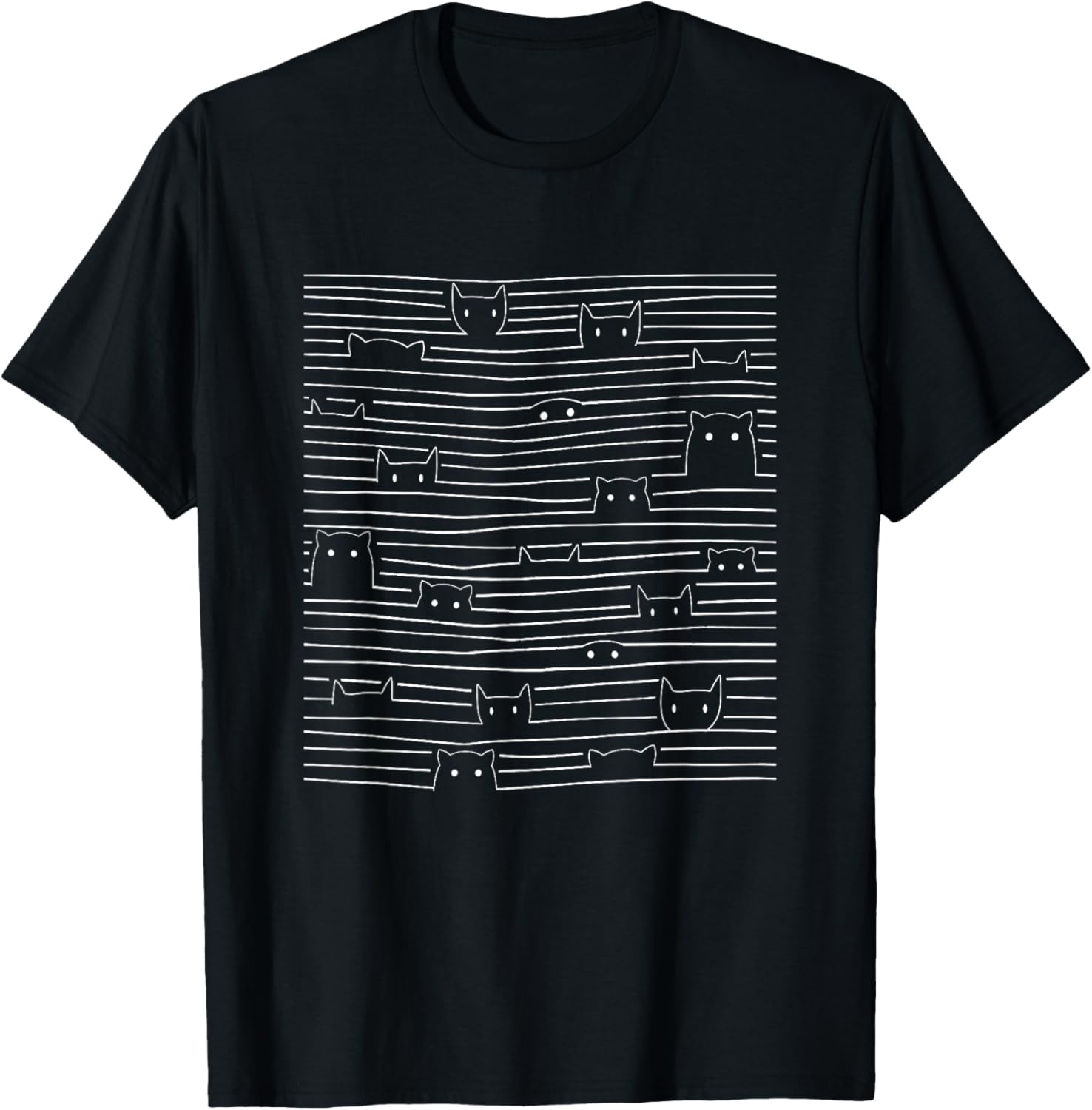 Cat Line Cat Lines Hiding Place Cat Lovers Apparel | Google Shopping Optimized | Customer Favorite