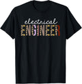 Electrical Engineer Leopard Print Funny Appreciation Apparel Premium Print Everyday Wear