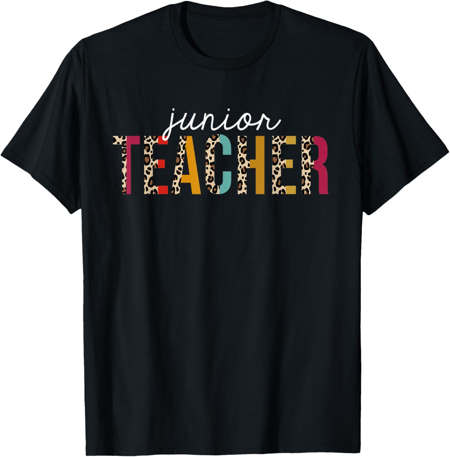 Junior Teacher Life Leopard Educator Appreciation T Shirt for Men Women T Shirt Streetwear Style Fan Favorite
