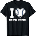 I Heart Michael Morales Prospect Baseball Fan Gear Apparel | Trending 2025