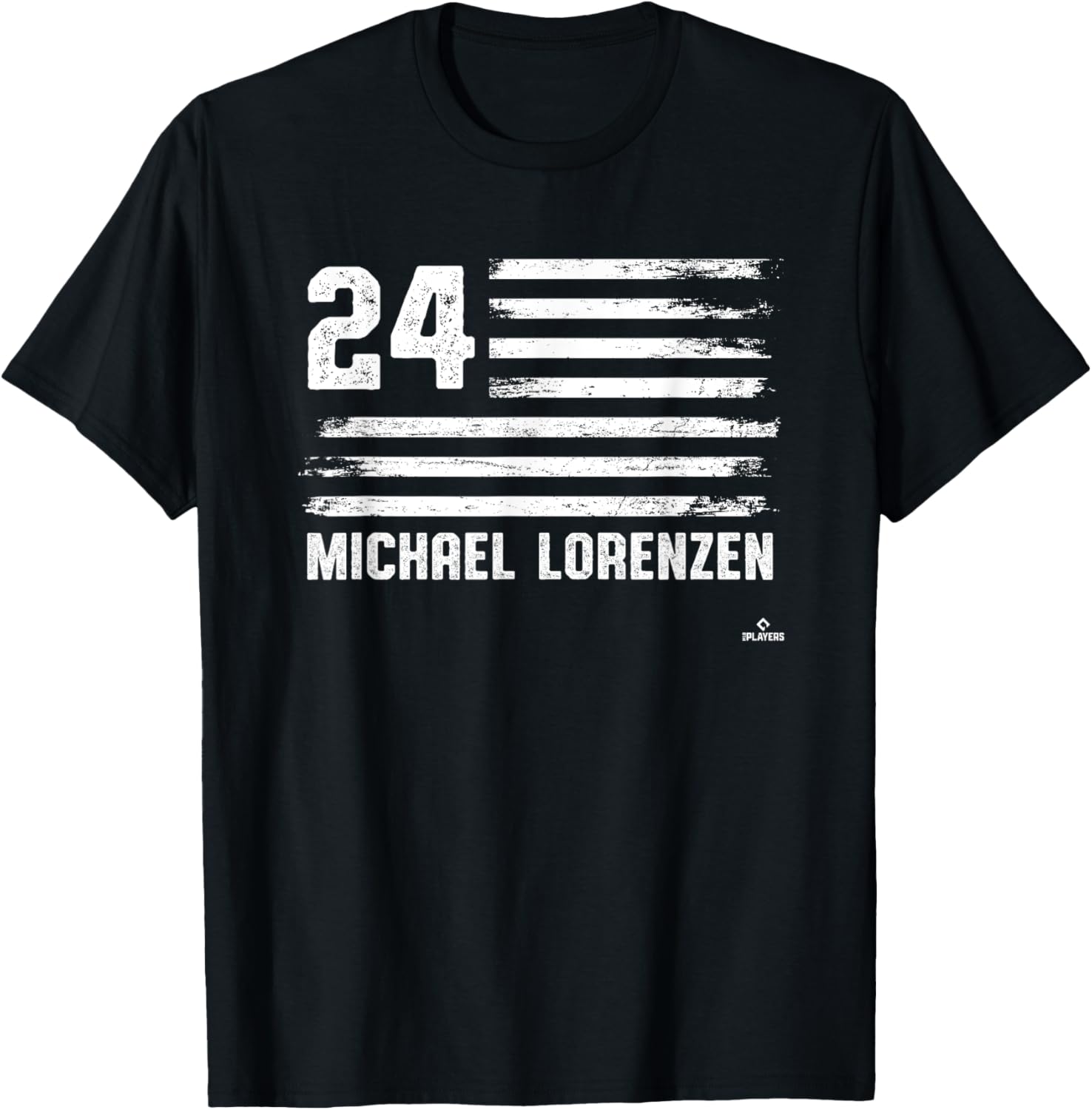 Flag Stripes Michael Lorenzen Kansas City Baseball MLBPA Apparel | Viral Streetwear Style