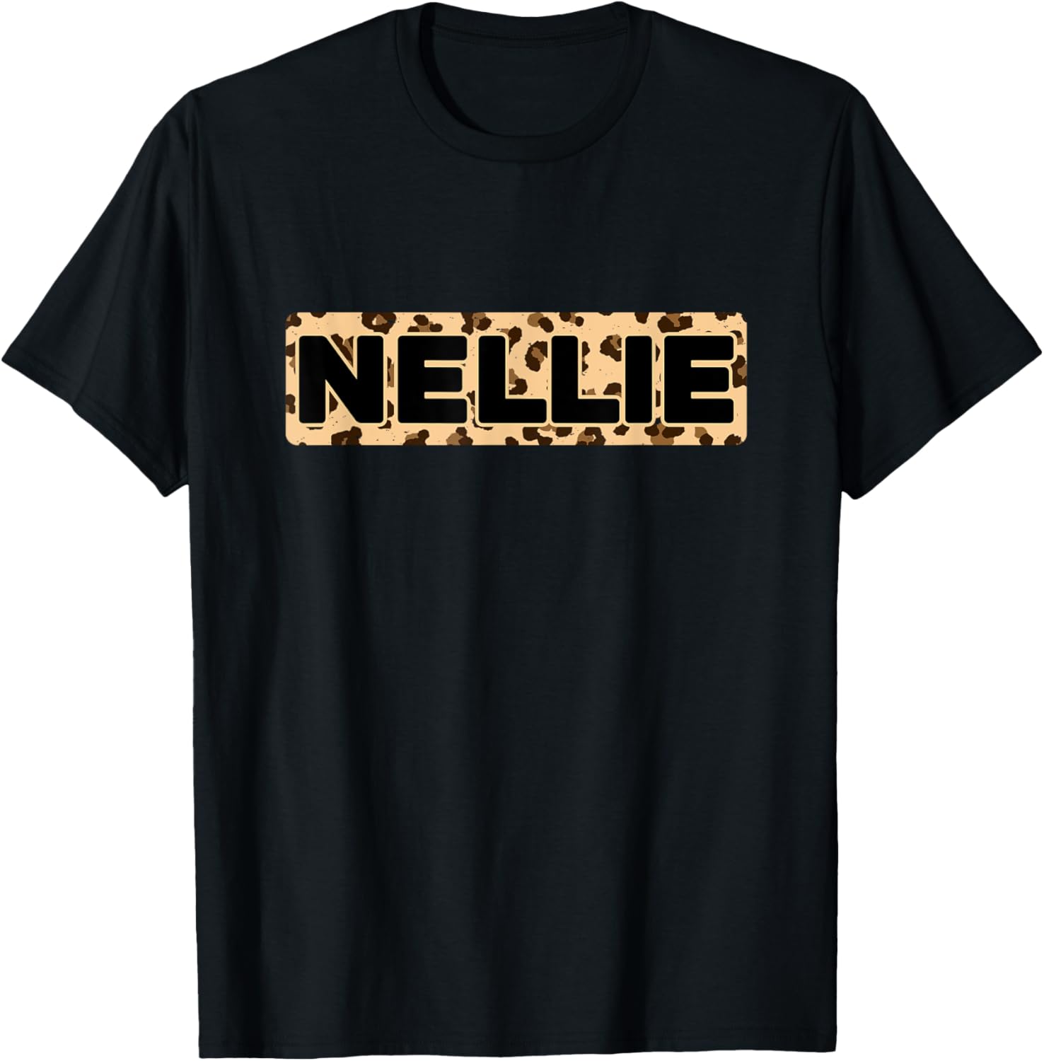 Funny Nellie Leopard Print Personalized Name Nellie Apparel Trending US Best Seller Look