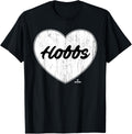 Distressed Heart Michael Hobbs Prospect Baseball Fan Gear Apparel | Perfect Gift Idea