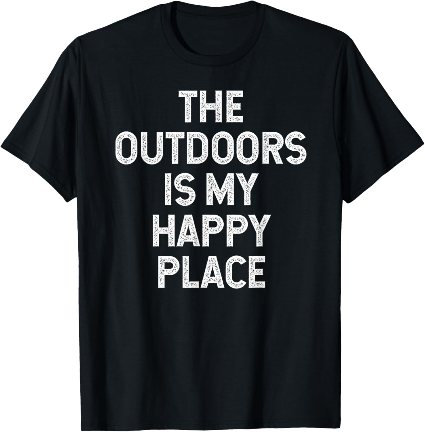 The Outdoors Is My Happy Place hiking camping retro vintage Apparel | Bestseller Style | Perfect Gift Choice