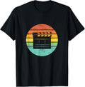 Clapperboard Silhouette Vintage Retro Filmmaker Apparel | US Viral Style | Must-Have Style