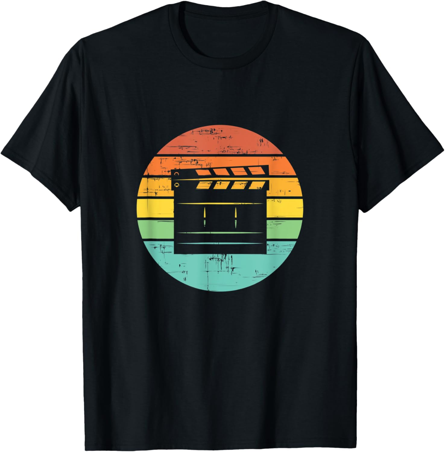 Clapperboard Silhouette Vintage Retro Filmmaker Apparel | US Viral Style | Must-Have Style