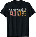 Home Health Aide Leopard Print Funny Appreciation Apparel Comfort Fit Fan Favorite