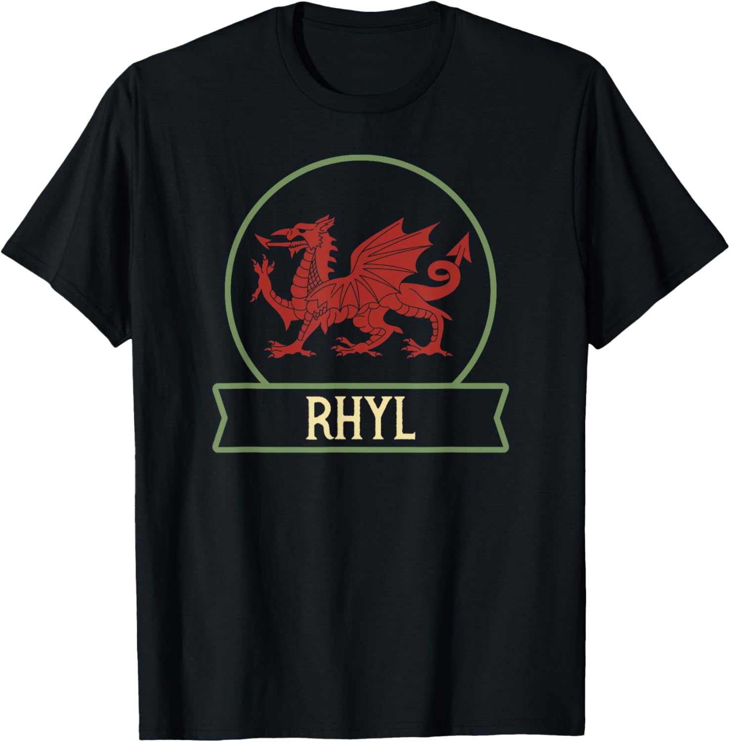 Rhyl - Welsh places - Wales - Cymru - Welsh dragon Apparel | Top Conversion Title | Perfect Gift Choice